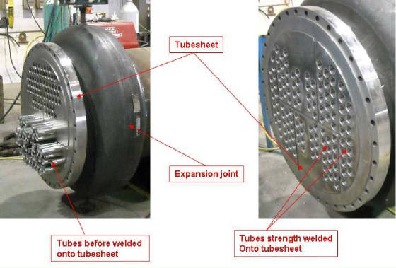 Heat exchanger tubesheet